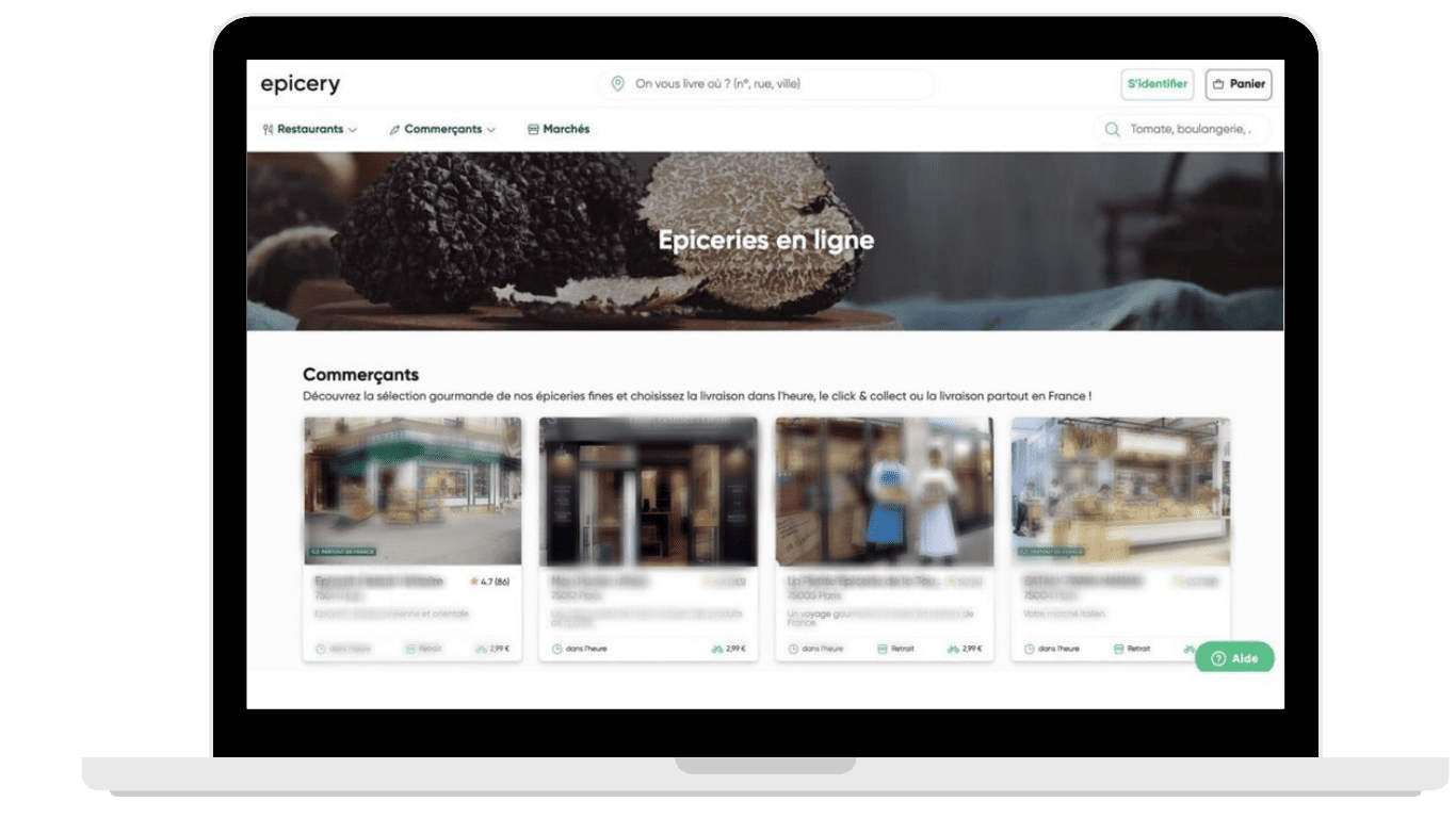 Epicery desktop visual