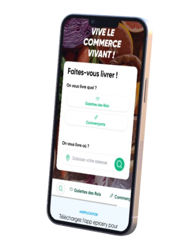 Epicery app interface